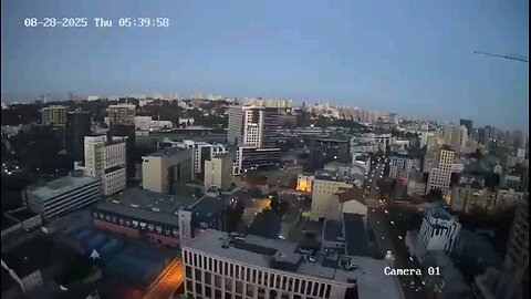 Russia hit Kyiv with a massive missile and drone strike today, killing at least (including a child)