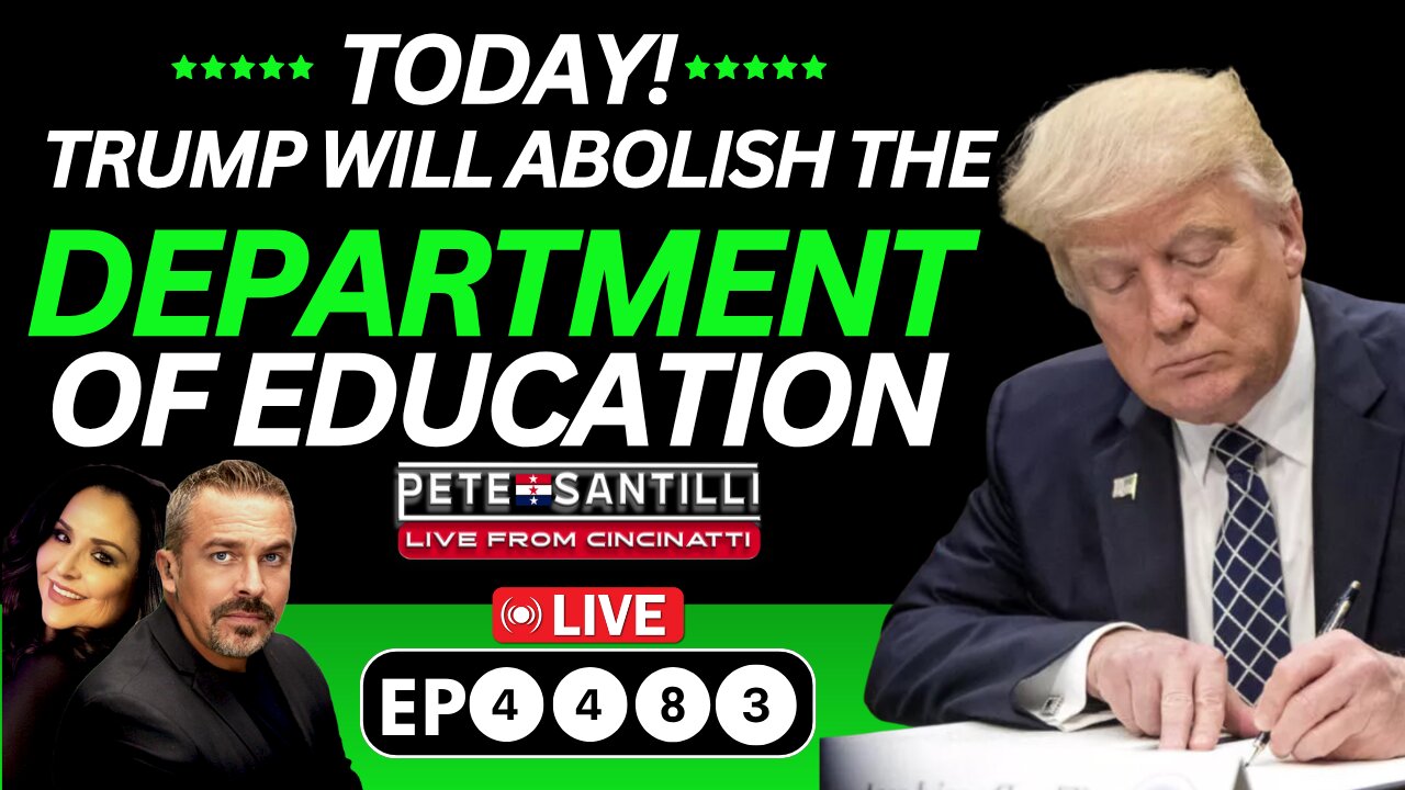 TODAY: , President Trump Will Sign Executive Order to Abolish the Dept of Education [EP 4483-8AM]
