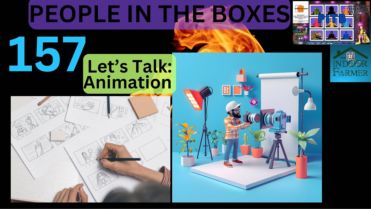 People In The Boxes ep 157, The Awesome Process Of Making Pictures Live, Let's Talk Animation