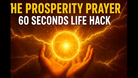 The Prosperity Prayer: 60 Seconds Life Hack