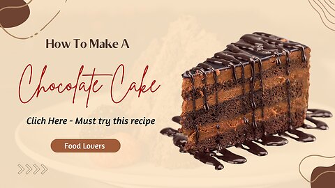 The Best Moist Chocolate Cake Recipe | Easy & Delicious Homemade Dessert!