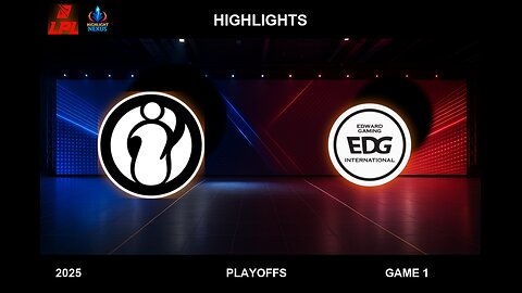 IG vs EDG Game 1 Highlights - LPL Playoffs 2025 - Invictus Gaming vs EDward Gaming