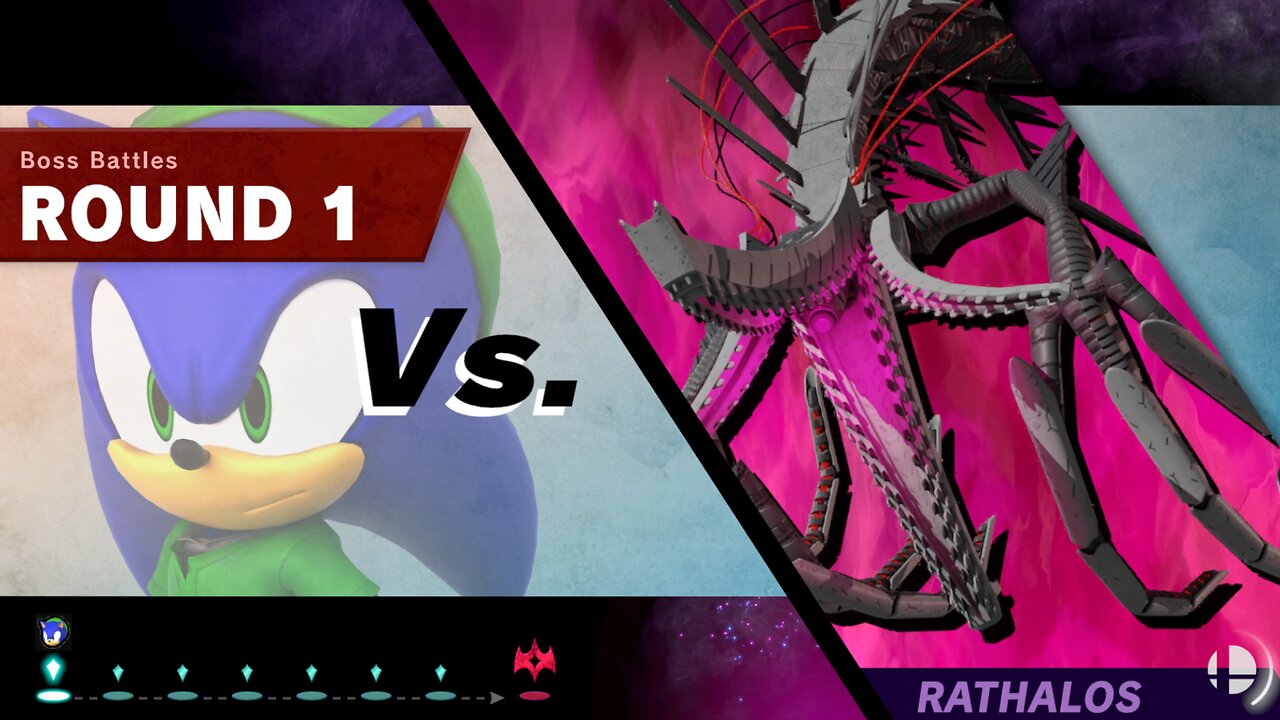 Sonic (Link) vs SSBU Boss Battles 9.9 Difficulty Quickie [April 2025] -By Xecho88