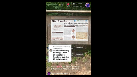 Überreste der Asseburg