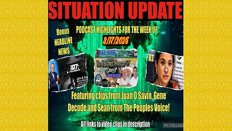 SITUATION UPDATE 3/17/25 - No way out, Weekly Podcast Highlights: Gene Decode, Juan O Savin