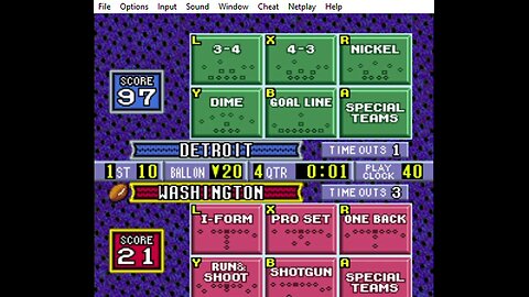 Snes rom Sterling Sharpe Football