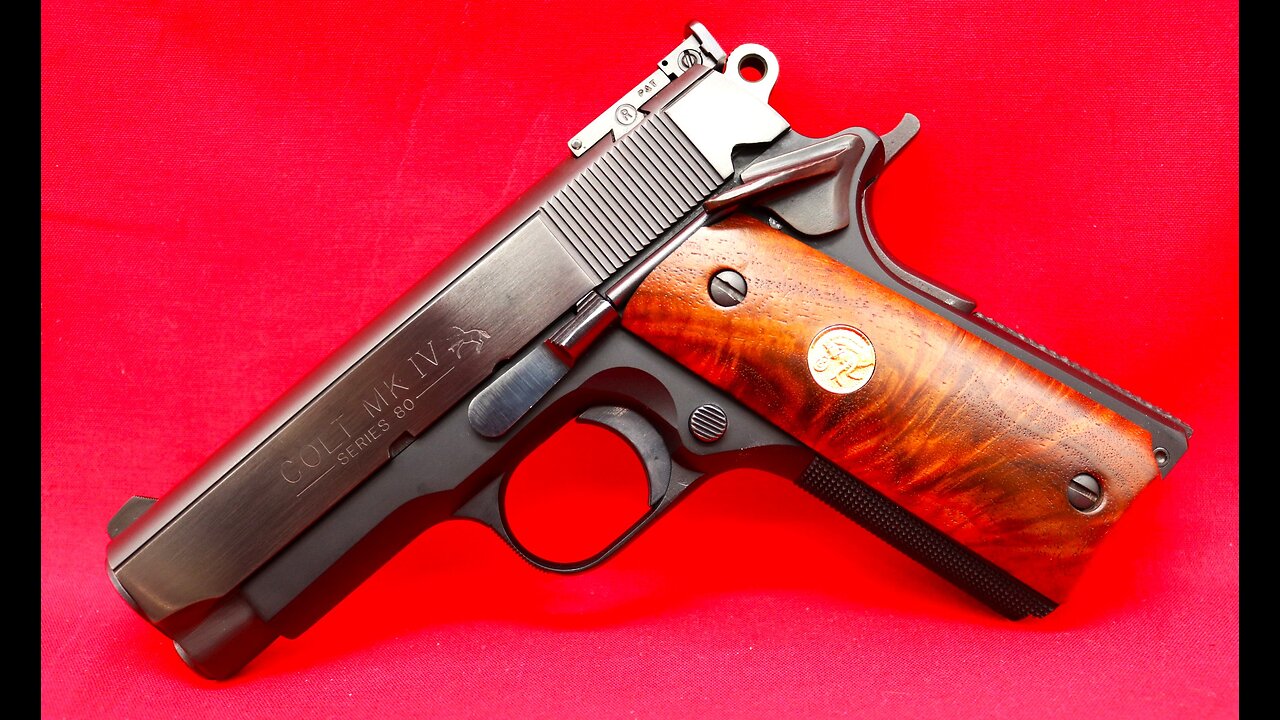 Really Unique Jim Hoag Custom Colt Lieutenant Commander -- Compact 45 ACP
