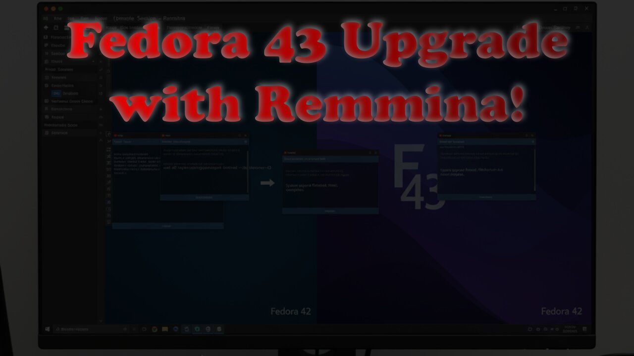 Upgrade Fedora 42 to Fedora 43 with Remmina: Easy Remote Desktop Tutorial!
