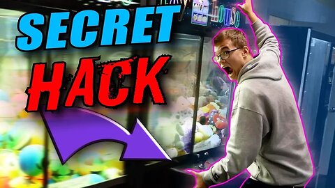 SECRET HACK TO WIN AT THE CLAW MACHINE!