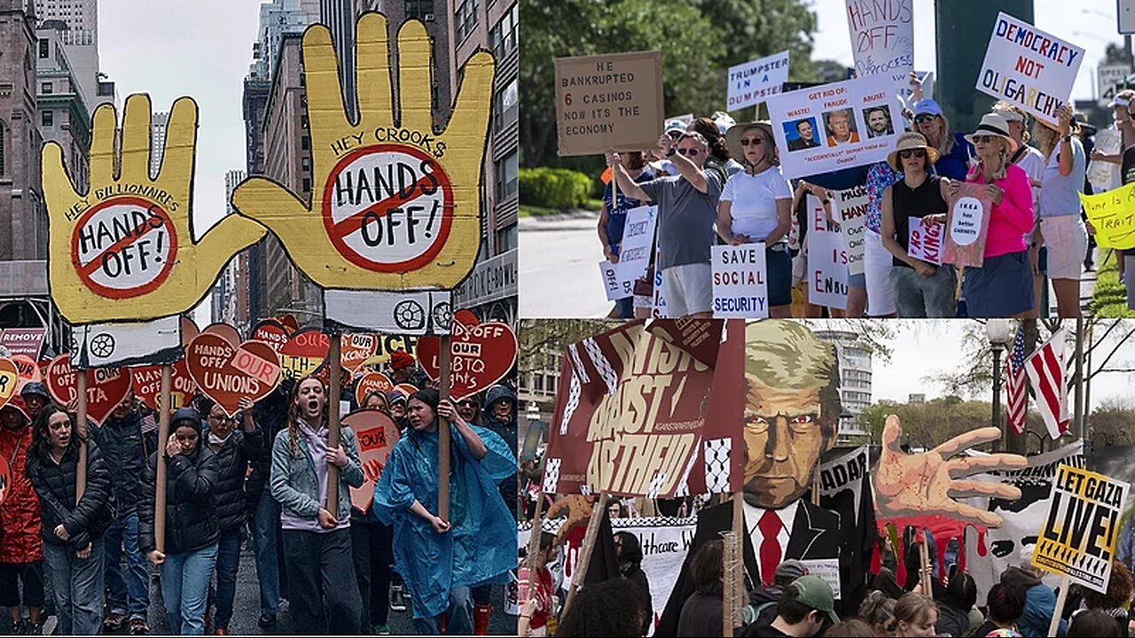 Anti-Trump anti-Musk protests EXPLODE, FILL THE STREETS