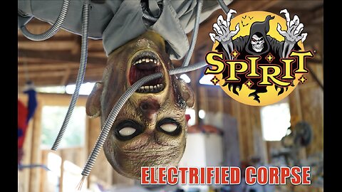 🎃Electrified corpse animatronic Spirit Halloween 2025 unboxing and setup👻
