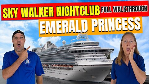 Emerald Princess Skywalkers Nightclub | Tall Man's Cruise Adventures