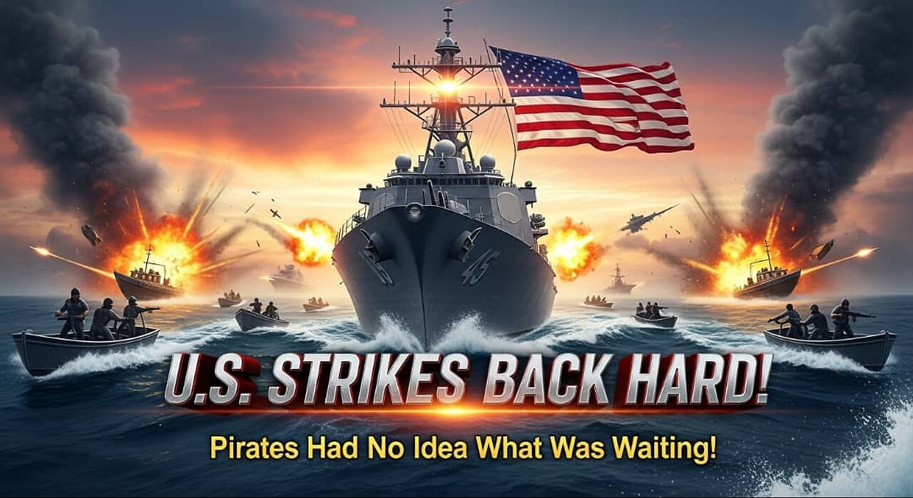 U.S. Ship Ambushed by Pirates — Seconds Later, the Ocean Erupted!"