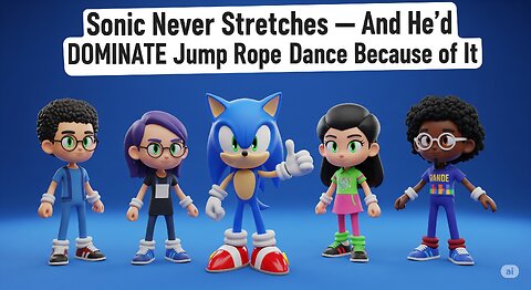 Sonic Never Stretches — And He’d DOMINATE Jump Rope Dance Because of It