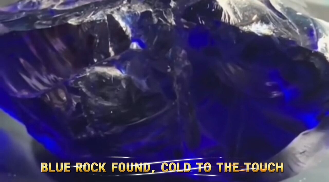Glowing Blue Rock Found After Meteorite Impact