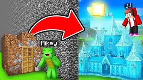 JJ And Mikey POOR vs CHEATER in BUILD BATTLE in Minecraft