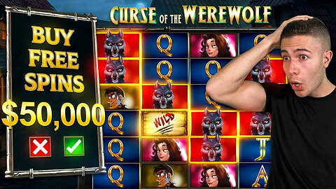 $50,000 Bonus Buy on CURSE OF THE WEREWOLF MEGAWAYS 🐺 (50K Bonus Buy Series #03)