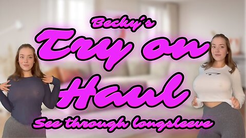 [4K] Gym Outfit Haul | Get Ready With Becky ✨ (2024)