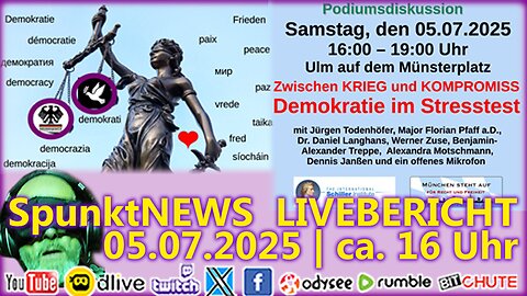 ULM | Podiumsdiskussion mit interessanten Teilnehmern! 16 - 19 Uhr am Münsterplatz