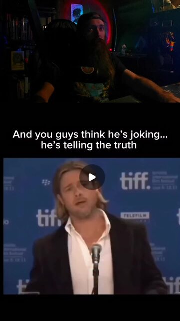 Brad Pitt "jokes" about being a Satanist
