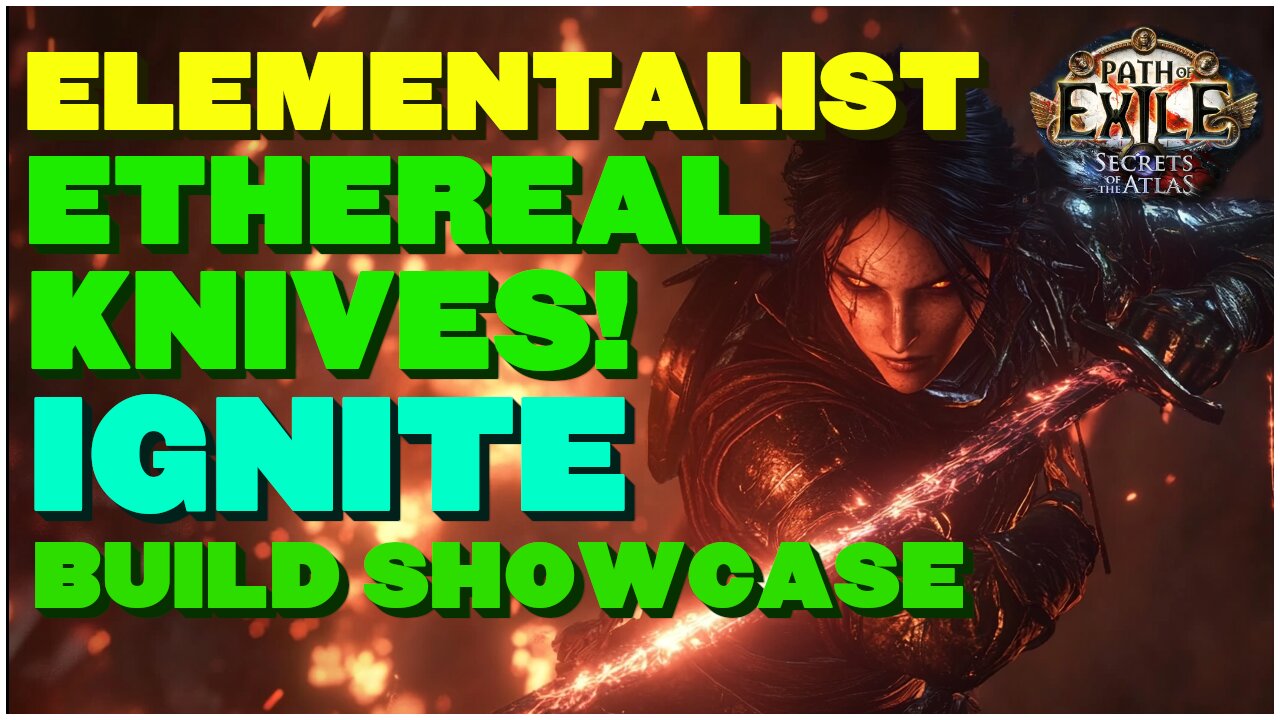 [POE 3.26] EK Ignite Elementalist! Burn Away Your Alvas and Foes! Ethereal Knives of the Massacre!