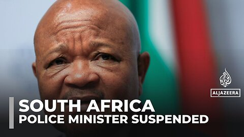 South African police minister suspended over corruption allegations