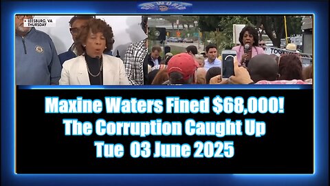 Maxine Waters Fined $68,000 -The Corruption Caught Up1