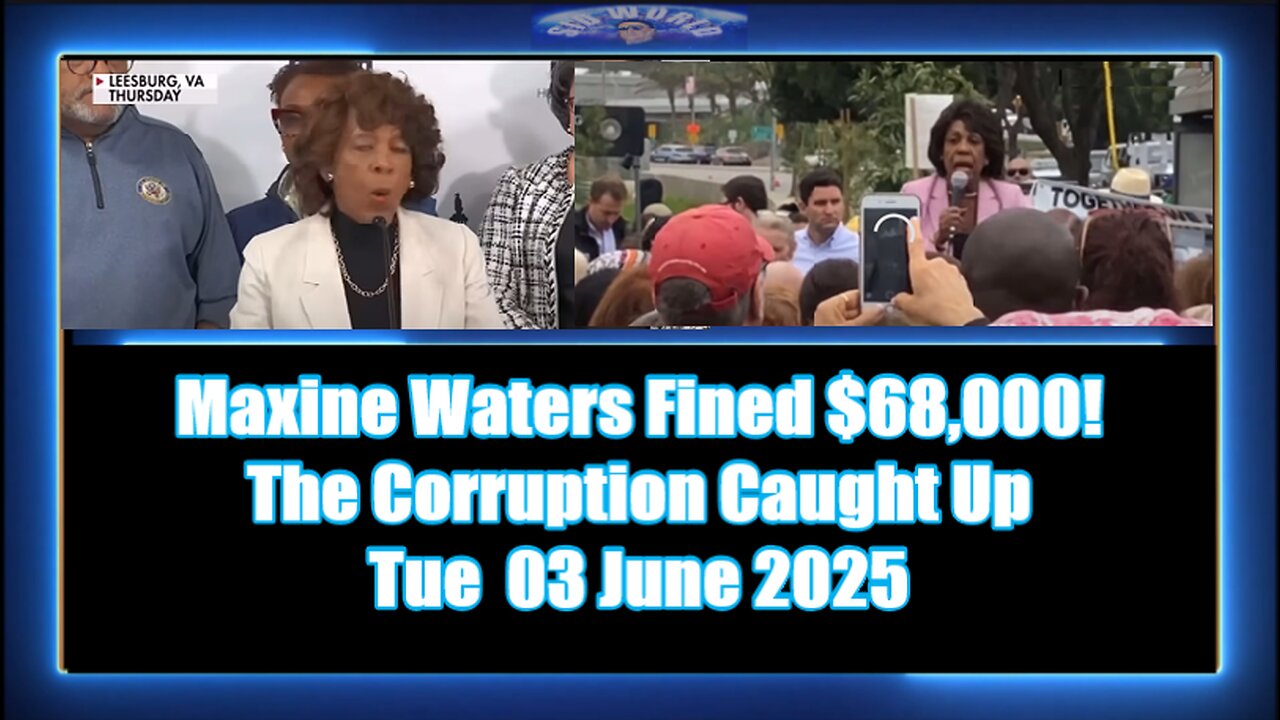 Maxine Waters Fined $68,000 -The Corruption Caught Up1