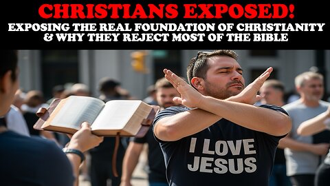 CHRISTIANS EXPOSED! EXPOSING THE REAL FOUNDATION OF CHRISTIANITY & WHY THEY REJECT MOST OF THE BIBLE