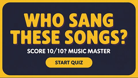 Who Sang These Songs?