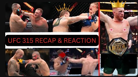 UFC 315 Recap & Reaction