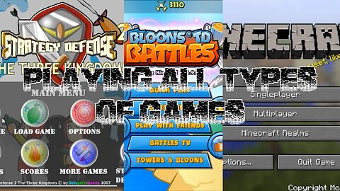 I'M PLAYING ALL TYPES OF GAMES WTF!
