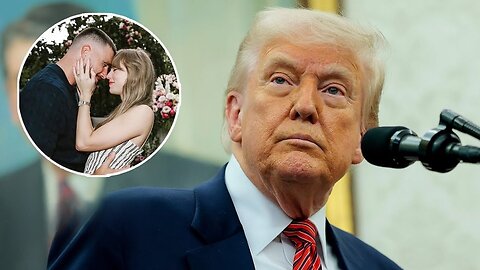President Donald Trump Reacts to Taylor Swift & Travis Kelce Engagement