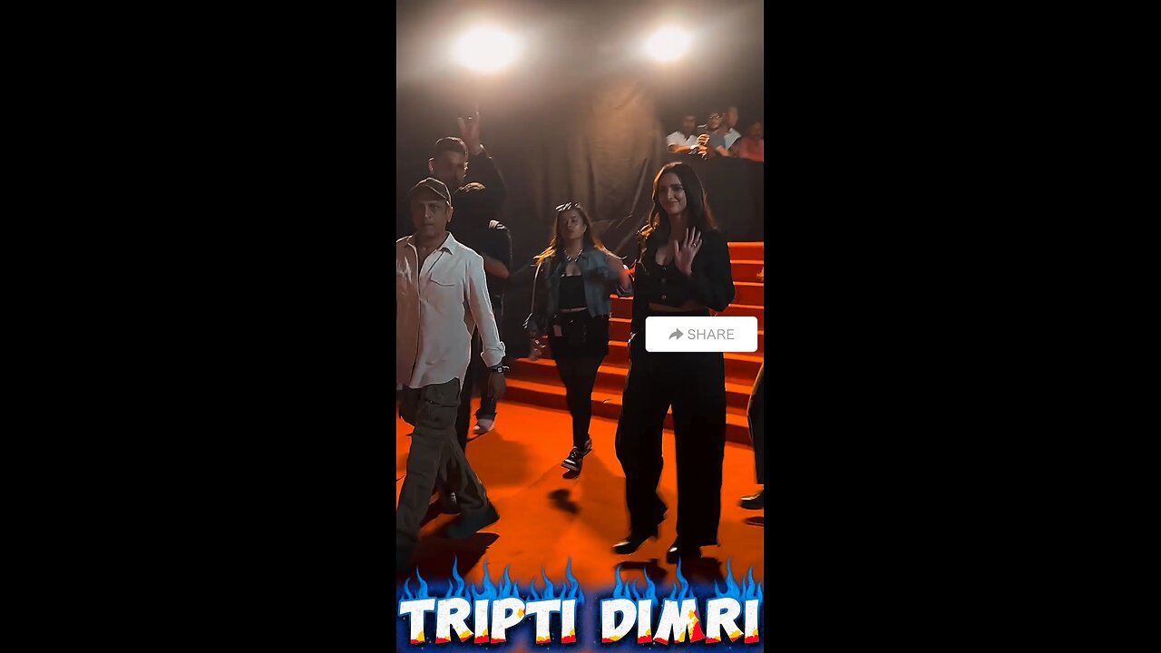 Bollywood Actress Tripti Dimri Arrived at Event 🥰