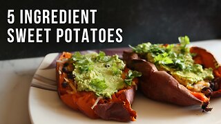 Easy 5 Ingredient Vegan Stuffed Sweet Potatoes You Must Try