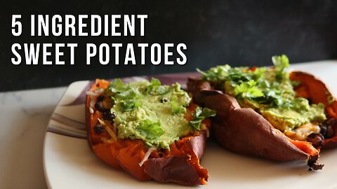 Easy 5 Ingredient Vegan Stuffed Sweet Potatoes You Must Try