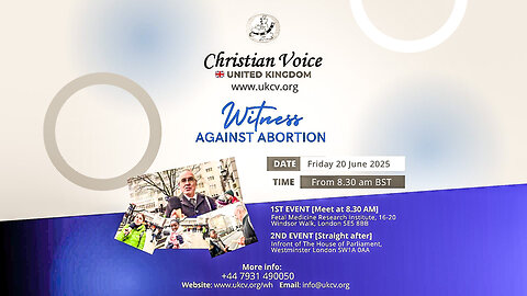 Pro-Life Witness to Abortion Conference