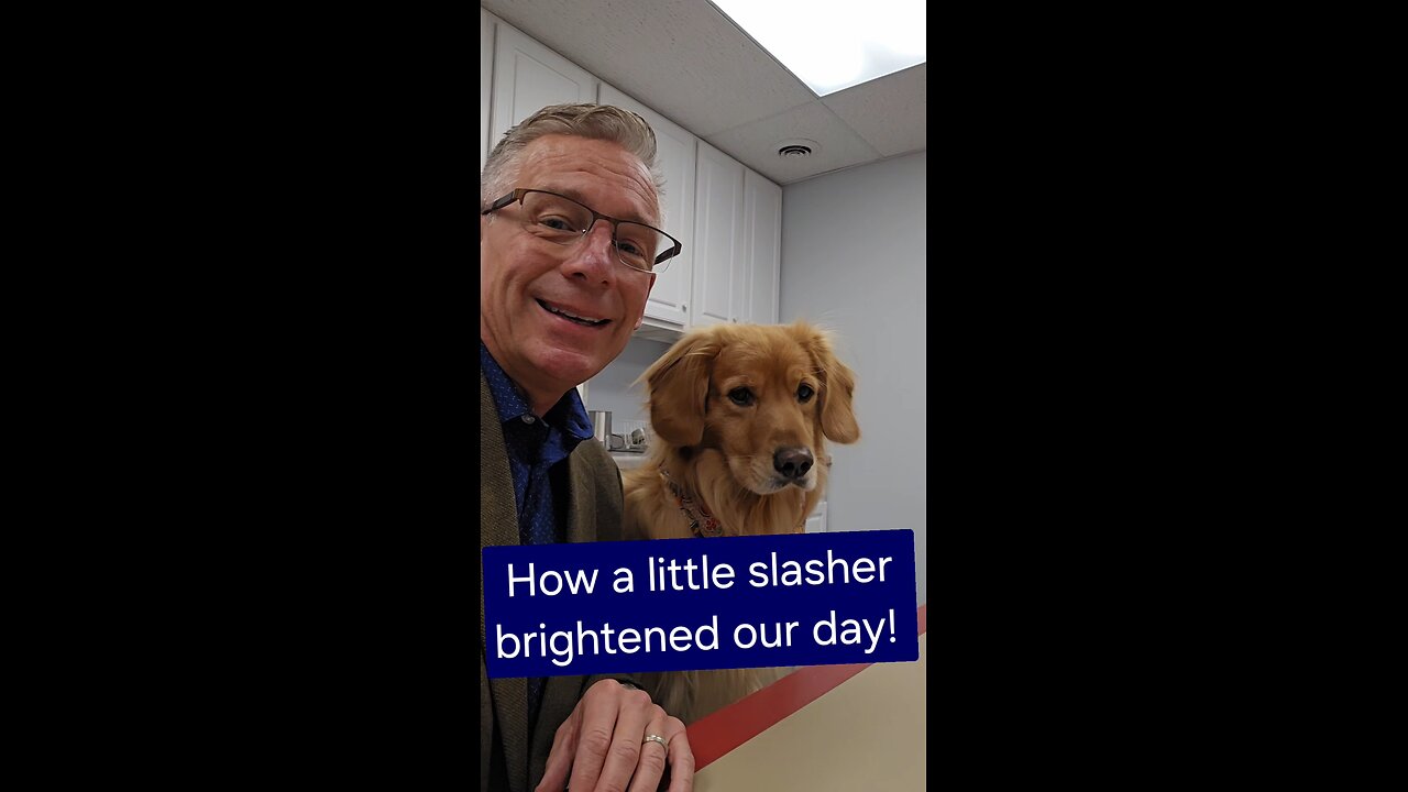 How a little slasher brightened our day!