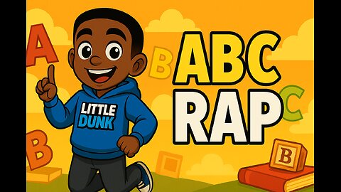 "Little Dunk's ABC Rap – Fun Alphabet Song for Kids!" 