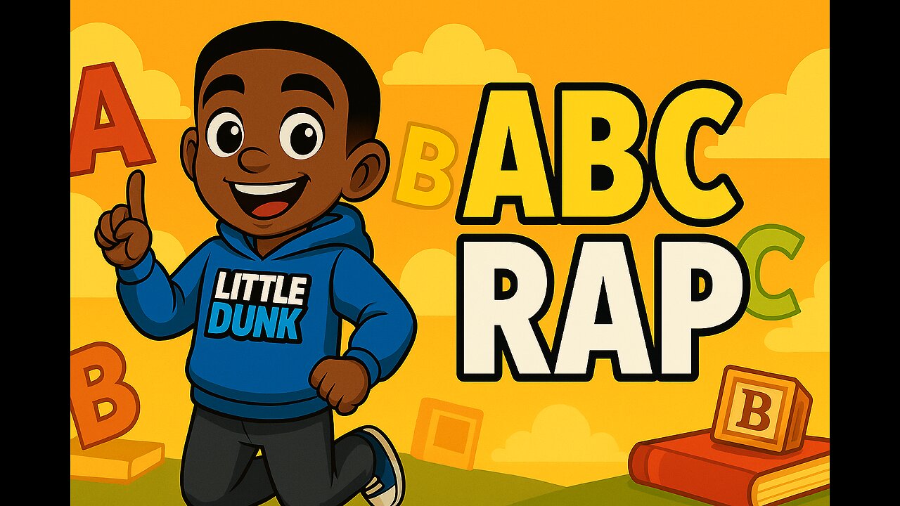 "Little Dunk's ABC Rap – Fun Alphabet Song for Kids!"