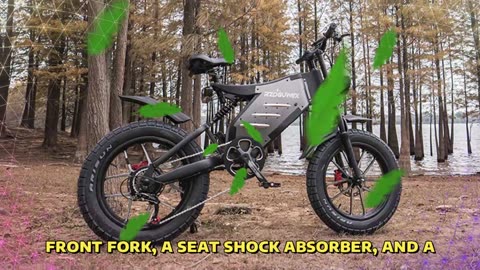 RZOGUWEX X5S Electric Bike 1000W 48V 25Ah Battery 20-Inch Fat Tire Electric Bike