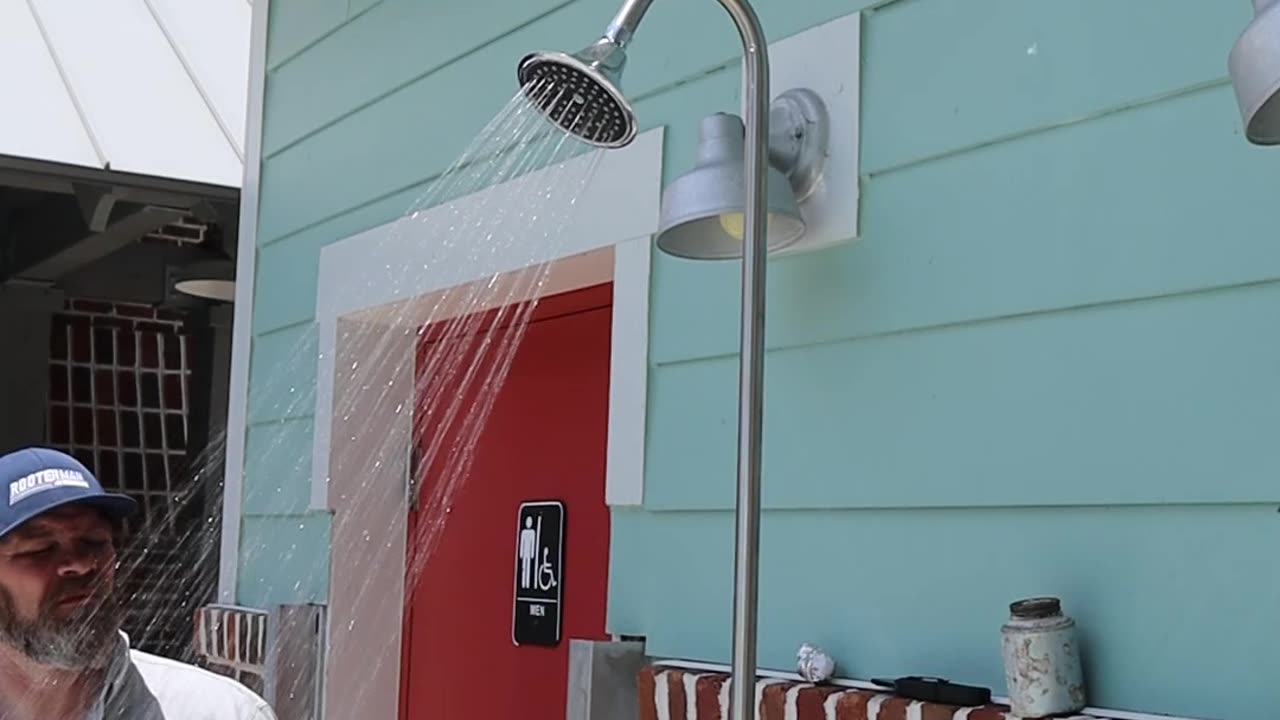 ☀️🚿Poolside Shower Swap! | Rooter Man Site Highlights