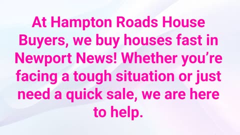 Hampton Roads House Buyers - We Buy Houses in Newport News, VA