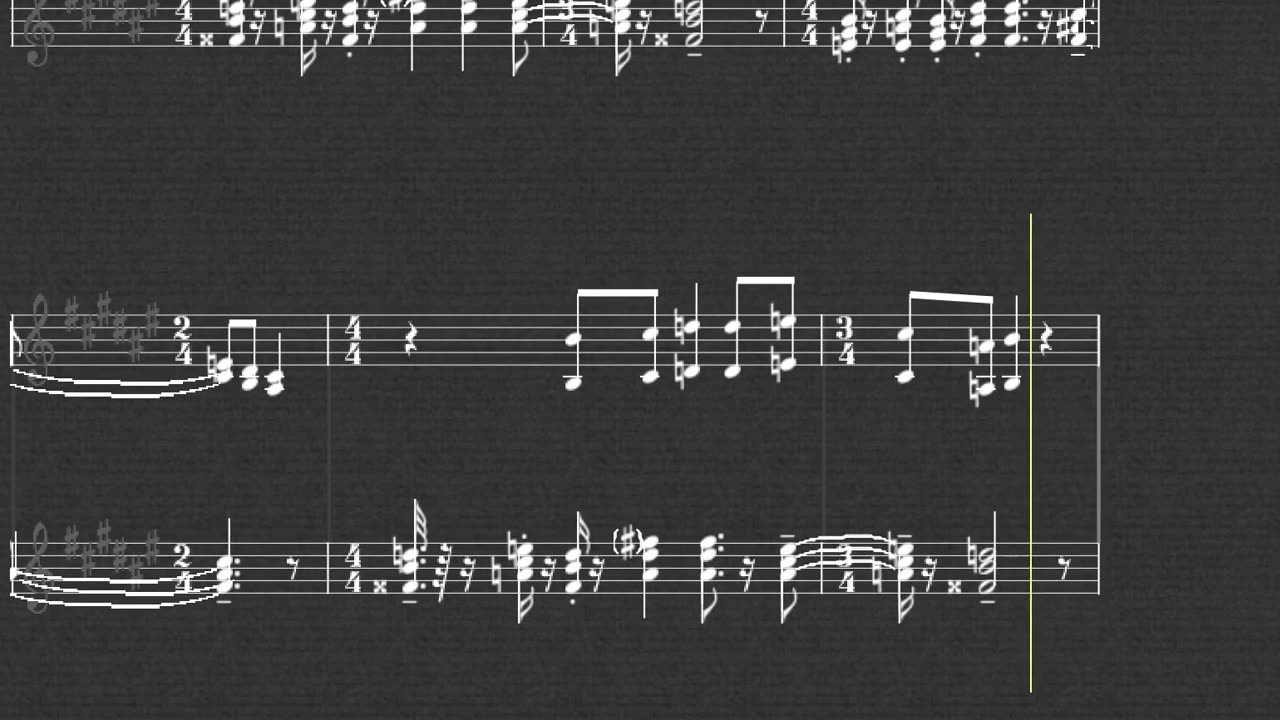 GENESIS Turn it on again melody keyboard