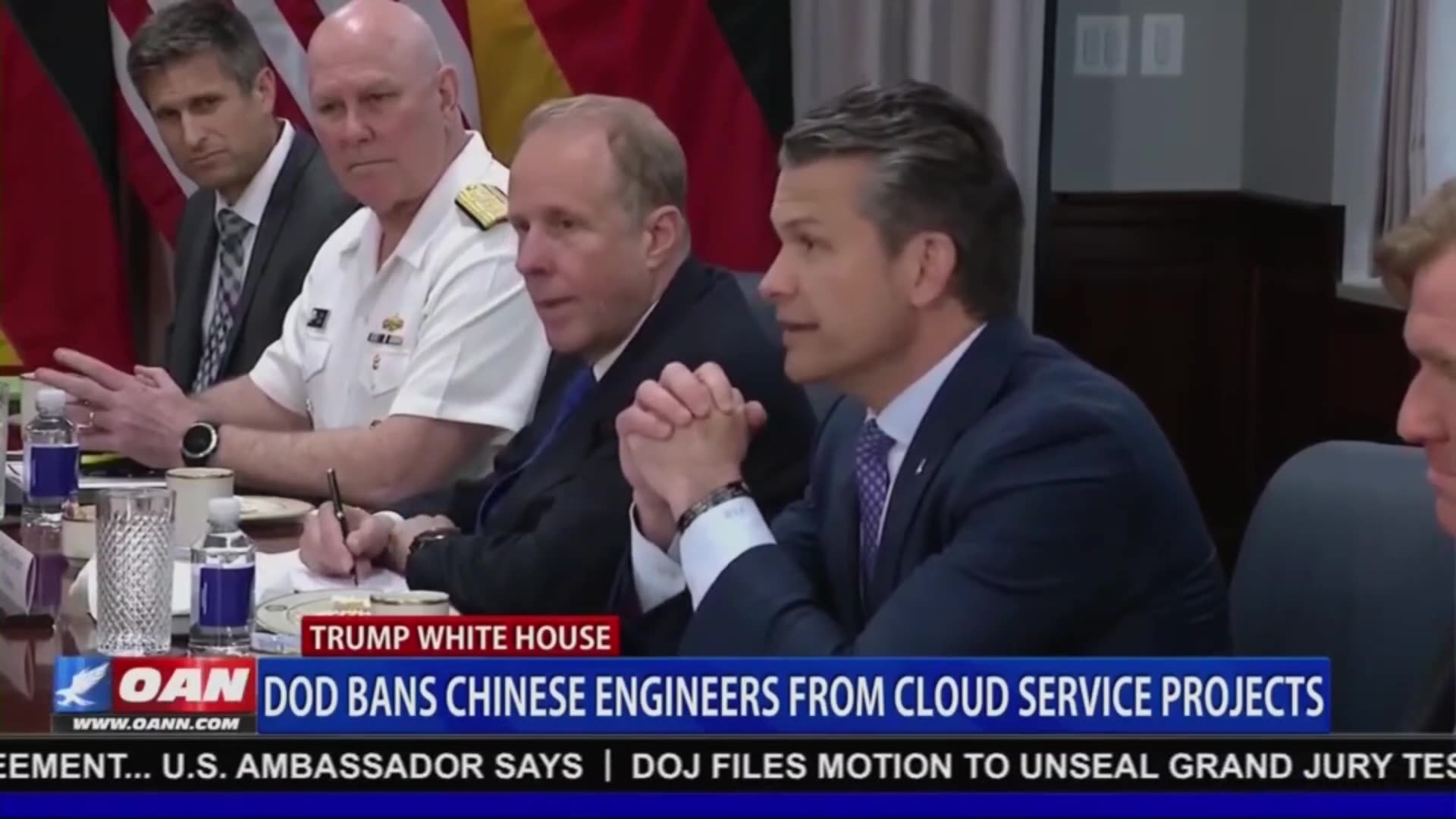DOD BANS CHINESE ENGINEERS FROM CLOUD SERVICE PROJECTS