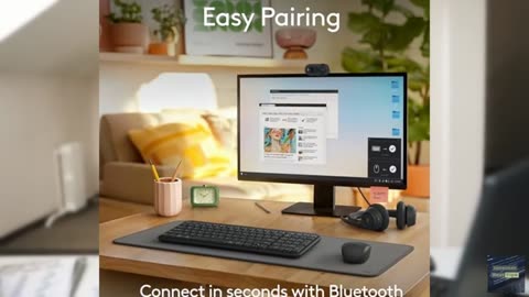 Logitech K250 Bluetooth Keyboard with Numpad, Easy Connectivity, Compact Wireles