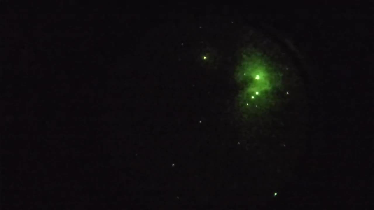 LIVE UFO Sky Watching Orions Nebula On Telescopic Infrared Night Vision From Pahrump, Nevada