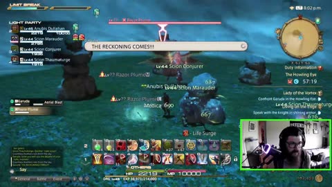 FFXIV Garuda Boss Fight