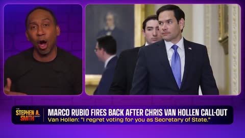 Stephen A. Smith Torches Dem Sen. Chris Van Hollen