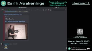 Earth Awakenings - Livestream 1 - #4180 - Live on Rumble/Youtube/X-Twitter/Twitch